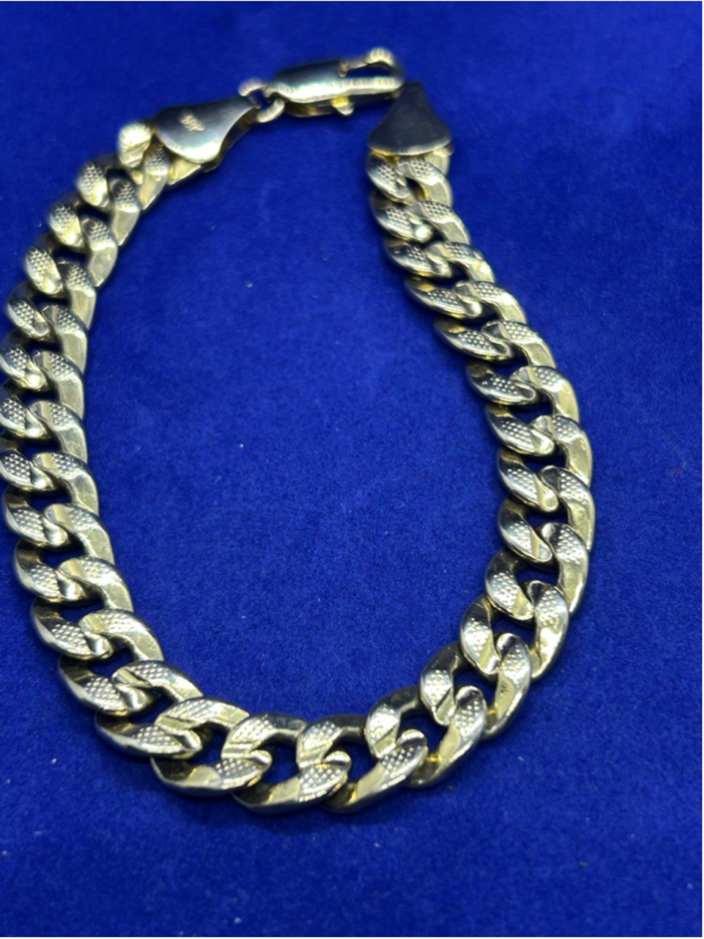 Unbranded 18K Gold Curb Chain Bracelet One Size